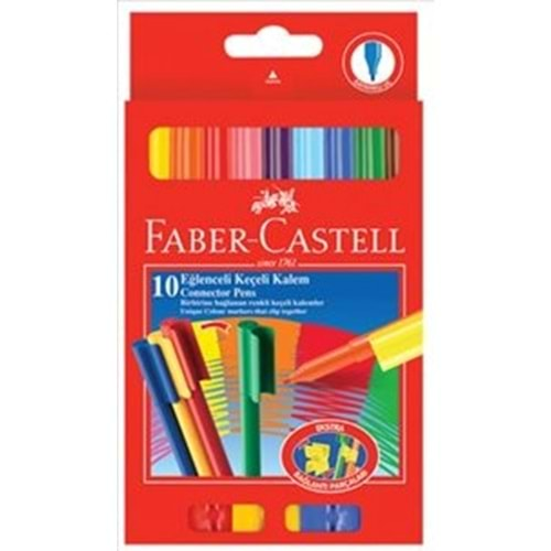 Faber Castell Keçeli Kalem Eğlenceli 10 Lu