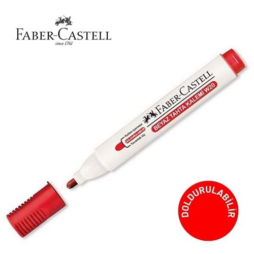 Faber Castell Tahta Kalemi W20 Doldurulabilir Kırmızı