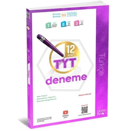 Üçdörtbeş Tyt Türkçe 12 Li Deneme
