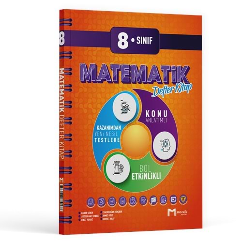 8.Sınıf Mozaik Defter Matematik - 2024-25