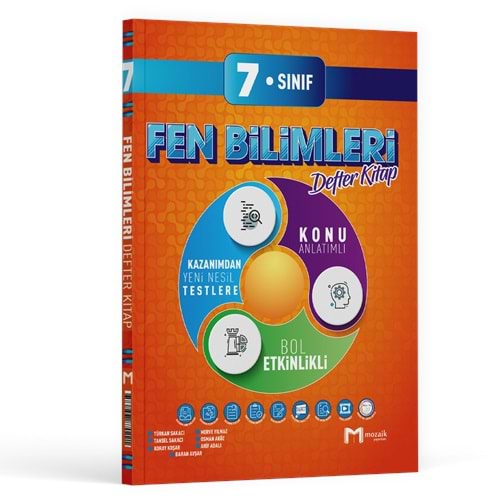 7.Sınıf Mozaik Defter Fen Bilimleri - 2025-26