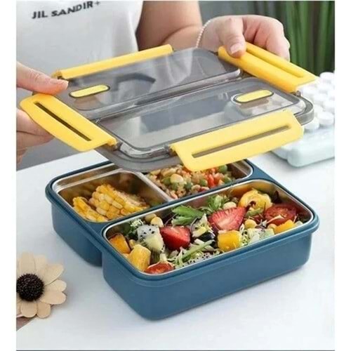 Vagonlife Lunch Box Karma Renk Çelik Beslenme Kutusu Bl50350