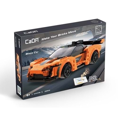 C51075W Cada Blaze Car Blok Seti 295 Parça Turuncu