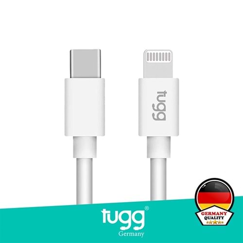 TUGG Germany Şarj ve Veri Kablosu Type-C Lightning 1M