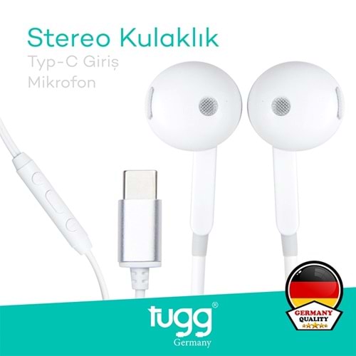 TUGG Germany Lightning Kablolu Kulaklık Lightning