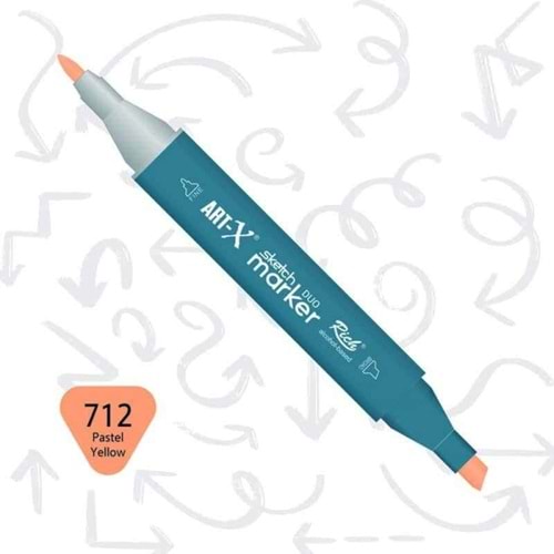 Art-X Sketch Marker Kalem Duo 712
