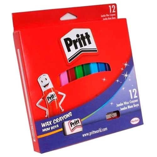 Pritt Pastel Boya Silinebilir Jumbo 12 Renk