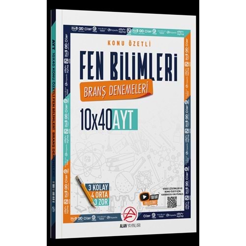 Alan Ayt Konu Özetli Deneme Fen Bilimleri - 24-25