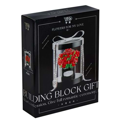 P2361 Panlos Gül Buketi Çiçek Blok Seti 524 Pcs