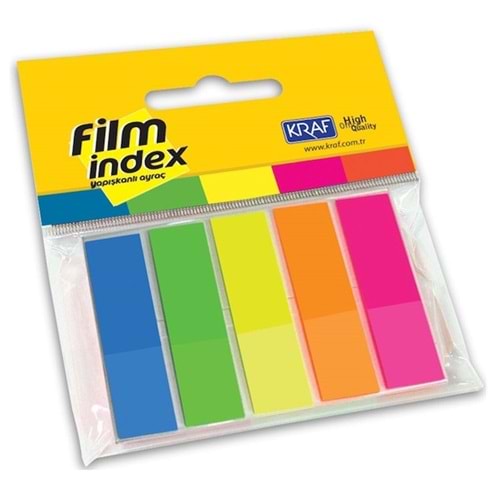 Kraf İndex Film 13x44 MM 5 Renk 25 Yaprak