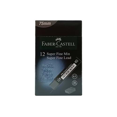 Faber Castell Grip Min Super Fine T.Black Min 2B 0.7 MM 75 MM