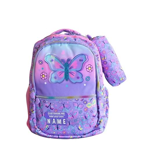 Dream Vest Kelebek Kalem Kutulu Okul Çantası (U2081)