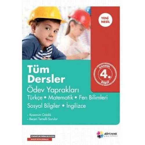 Dörtrenk 4.Sınıf Konu Konu Ödev Yaprakları