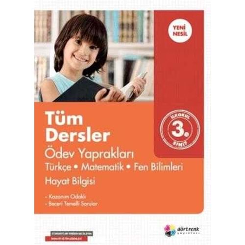 Dörtrenk 3.Sınıf Konu Konu Ödev Yaprakları