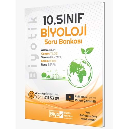 Biyotik 10.Sinif Soru Bankasi Biyoloji - 2025-26