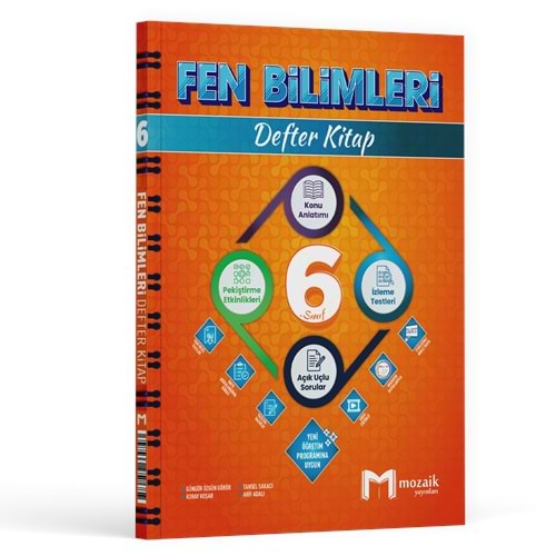 6.Sinif Mozaik Defter Fen Bilimleri - 2025-26