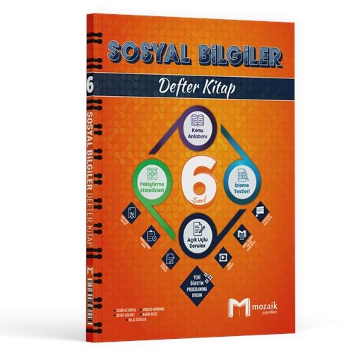 6.Sinif Mozaik Defter Sosyal Bilimler - 2025-26