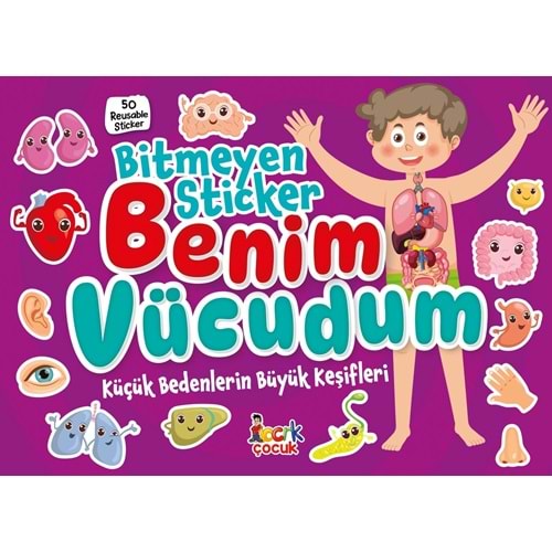 Bitmeyen Stıcker - Benim Vücudum (50 Çıkartma) /