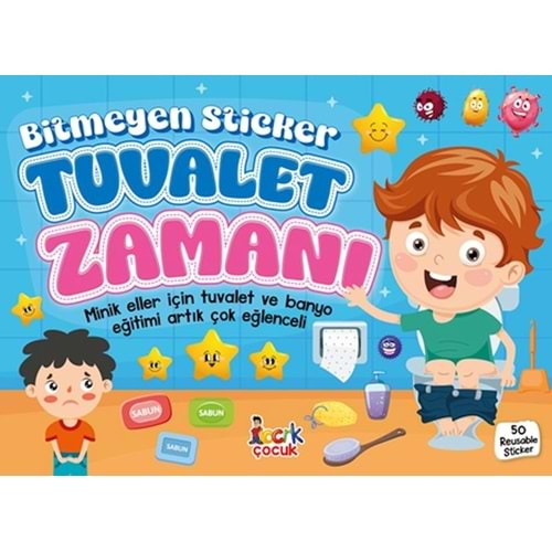 Bitmeyen Stıcker - Tuvalet Zamanı (50 Çıkartma)