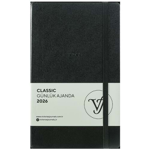 Vj Classic Günlük Ajanda 13x21 Cm Sert Kapak Ivory 384 Sayfa