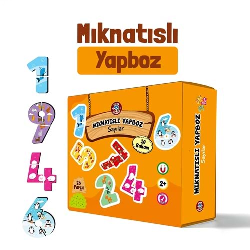 Çocuk Akademi Mıknatıslı Yapboz Sayılar