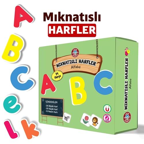Çocuk Akademi Mıknatıslı Harfler Alfabe