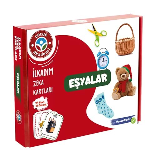 Çocuk Akademi İlk Adım Zeka Kartları Eşyalar