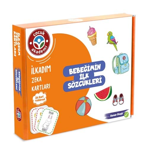 Çocuk Akademi İlk Adım Zeka Kartları Bebeğimin İlk Sözcükleri