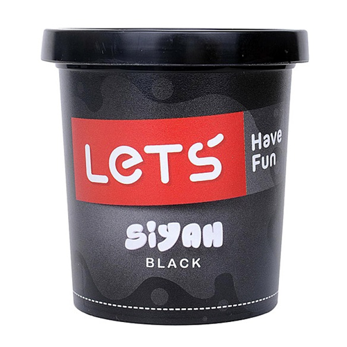 Lets Tek Renk Oyun Hamuru Siyah Renk 110 gr