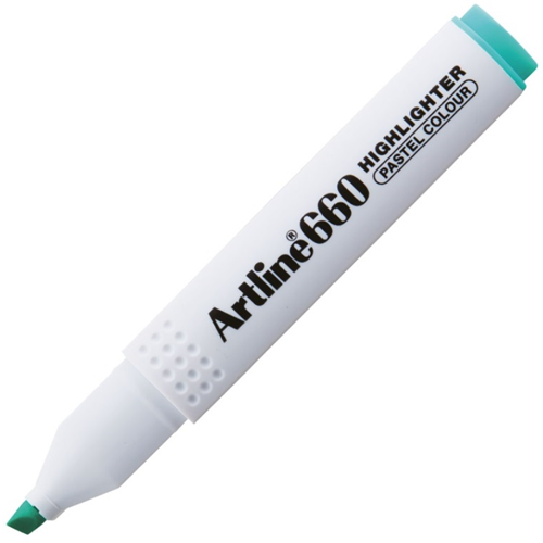 Artline 660 Fosforlu Kalem Kesik Uç Pastel Yeşil