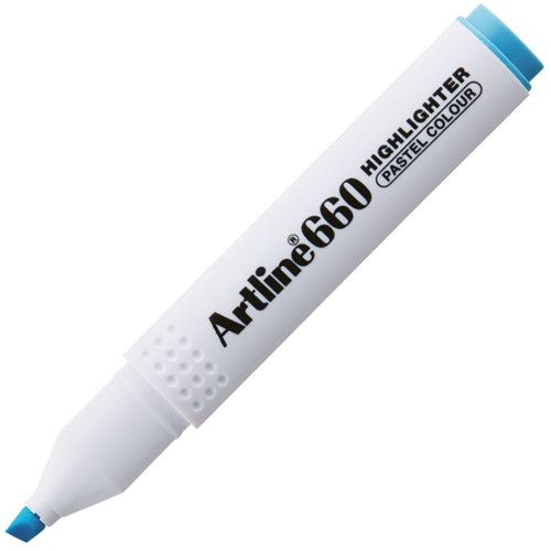 Artline 660 Fosforlu Kalem Kesik Uç Pastel Mavi