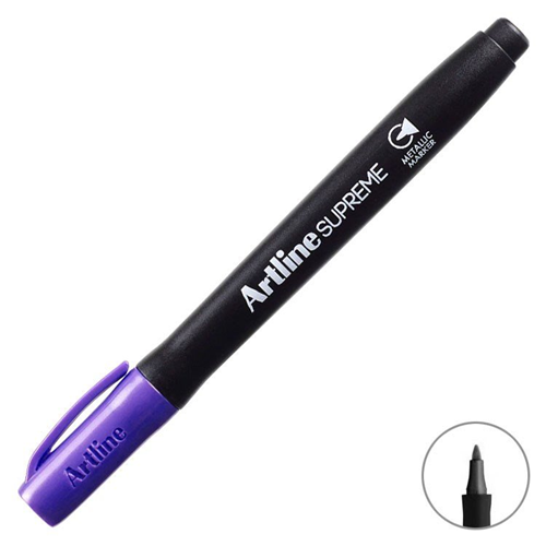 Artline Supreme Metalik Markör 1.0 MM Uç Metalik Mor