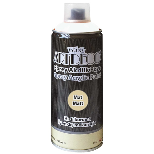 Artdeco Akrilik Sprey Boya 400Ml Mat Beyaz