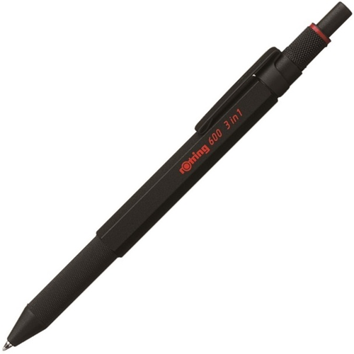 Rotring Üç Fonksiyonlu Kalem 600 Siyah