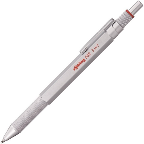 Rotring Üç Fonksiyonlu Kalem 600 Krom