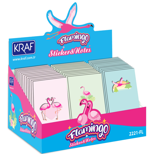 Kraf Not Defteri Flamingo 76x127 50yp