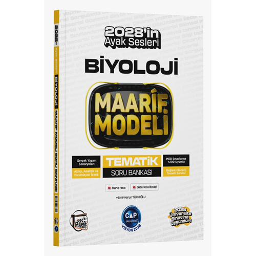 Çap Ünihaz. Maarif Tematik S.B. Biyoloji - 2026