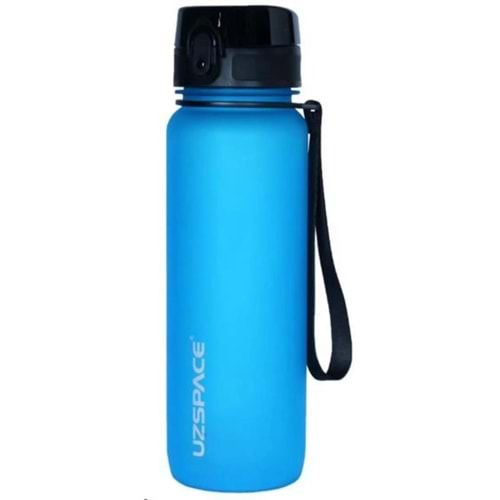 Uzspace Soft-Touch Tritan Su Matarası Aurora Mavi 500ml