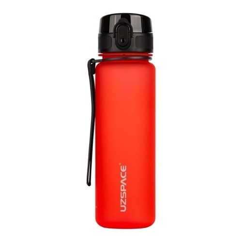 Uzspace Soft-Touch Tritan Su Matarası Kırmızı 500ml