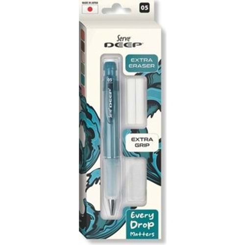 Serve Deep Kalem Grip+Silgi Yedekli Set 0.5 MM OM