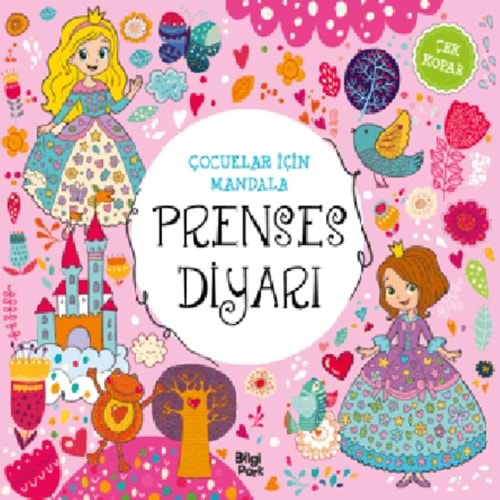 Çocuklar İçin Mandala-Prenses Diyarı Çek Kopar