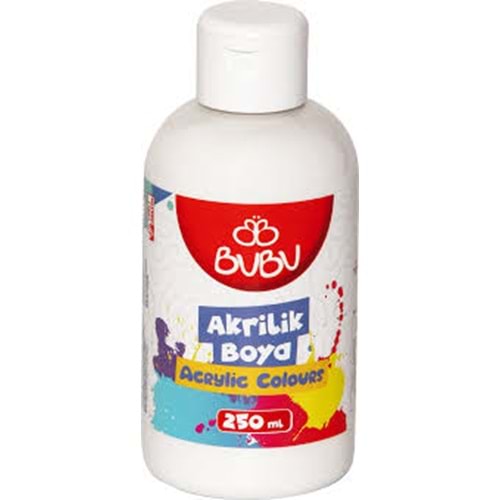 Bu-Bu Akrilik Boya 250gr Beyaz