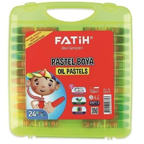 Fatih Pastel boya 24 Renk Çantalı