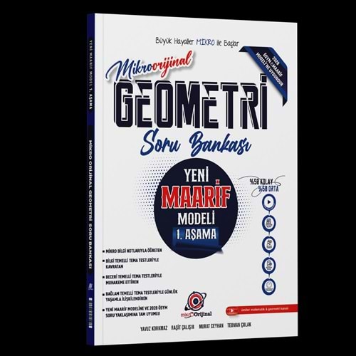 Mikro Orijinal Maarif Soru Bankası Geometri 1 - 2026-27