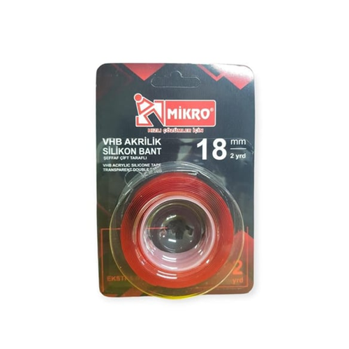 Mikro Vhb-500 18mmx2mt Akrilik Bant