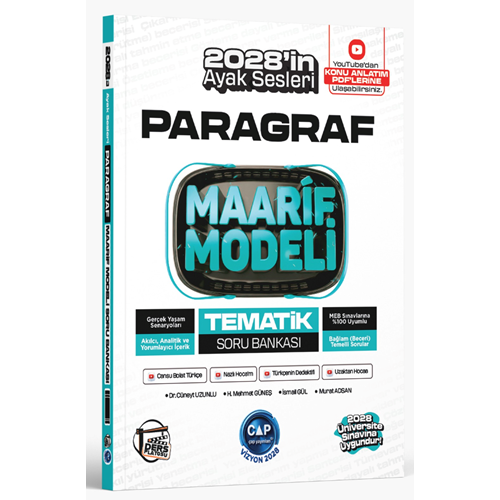 Çap Üni.Haz. Maarif Tematik S.B. Paragraf - 26-27