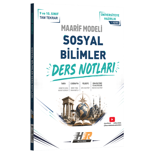 Hız ve Renk Maarif Ders Notları Sosyal Blm 2026-27
