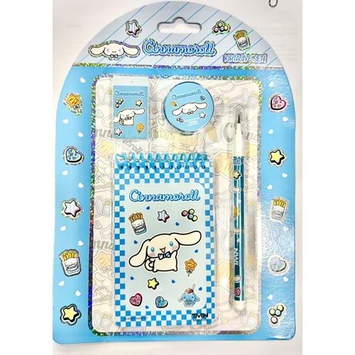 Cinnamoroll Kırtasiye Seti 4'Lü 712714
