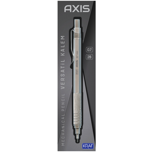 Kraf Versatil Kalem Axıs 0,7 Mm Mp-160 Silver