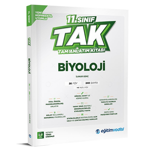 11. Sınıf Tam Anlatım Kitabı Biyoloji